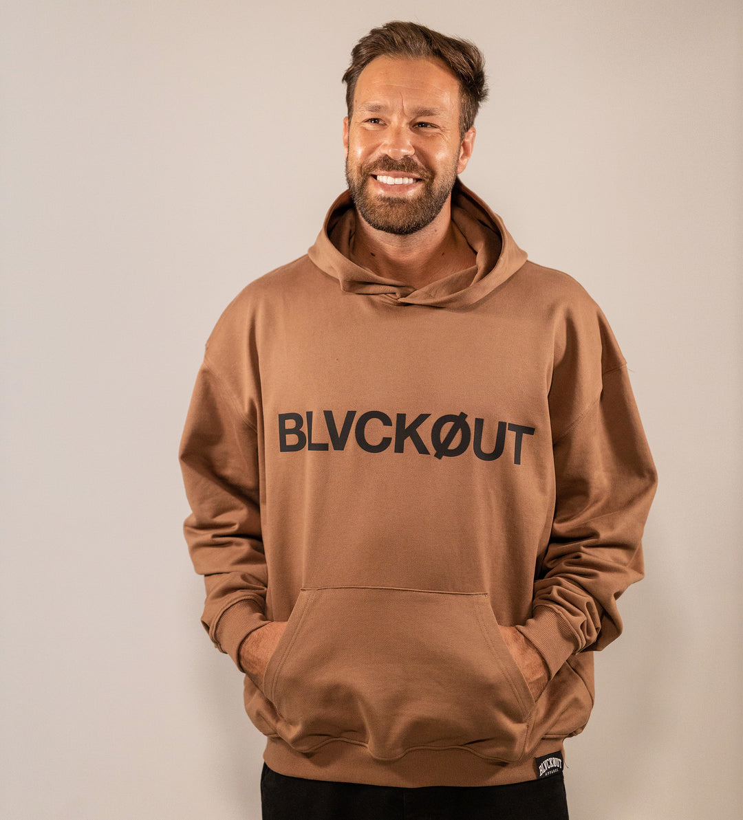 BLVCKOUT CLUB HOODIE CHOCOLATE BROWN