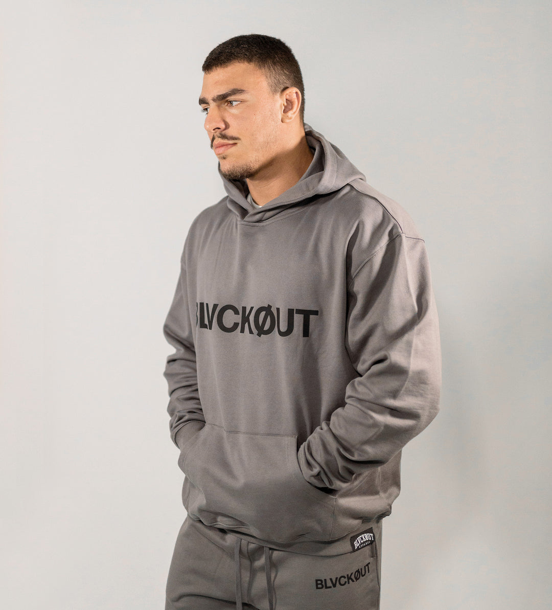 BLVCKOUT CLUB HOODIE GREY