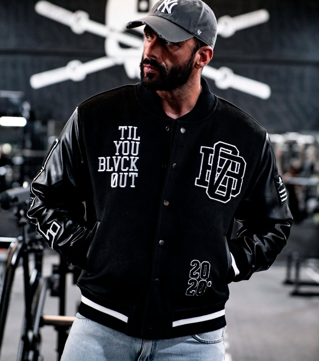 BLVCKOUT BASEBALL JACKET