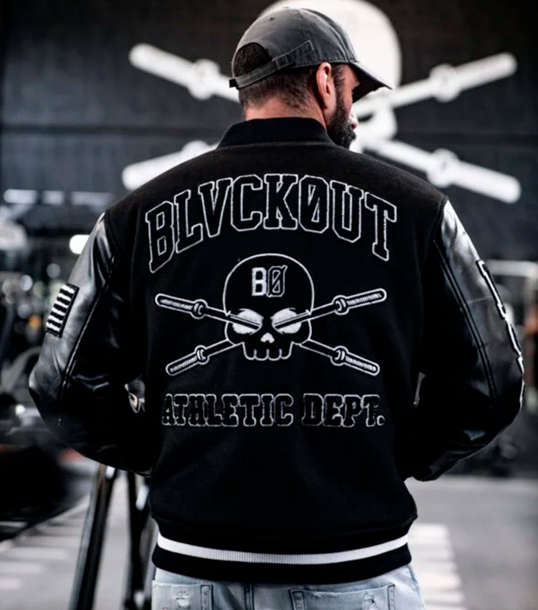 BLVCKOUT BASEBALL JACKET