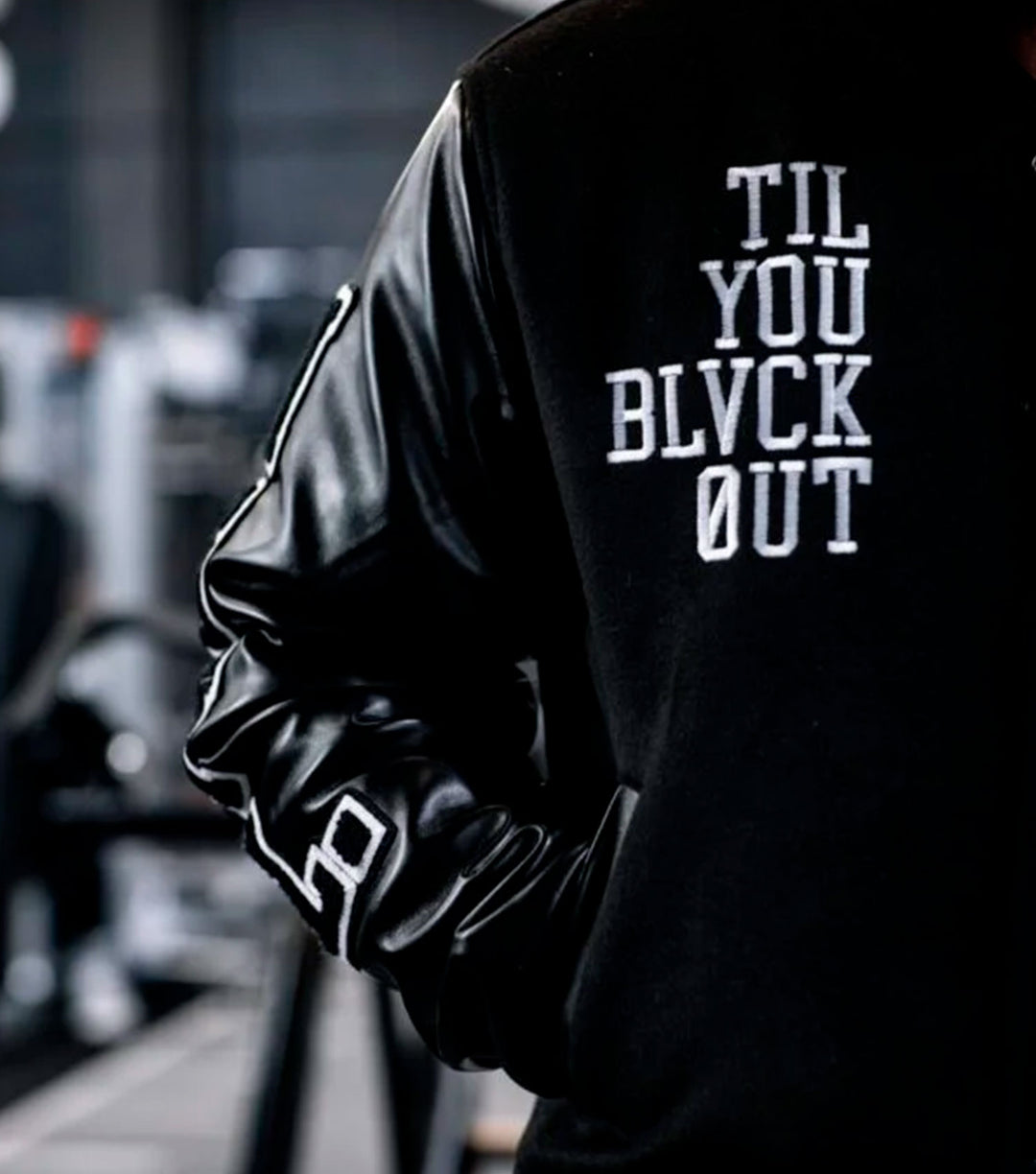 BLVCKOUT BASEBALL JACKET