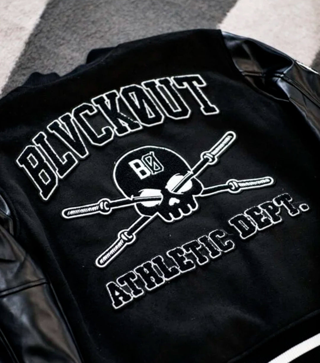 BLVCKOUT BASEBALL JACKET