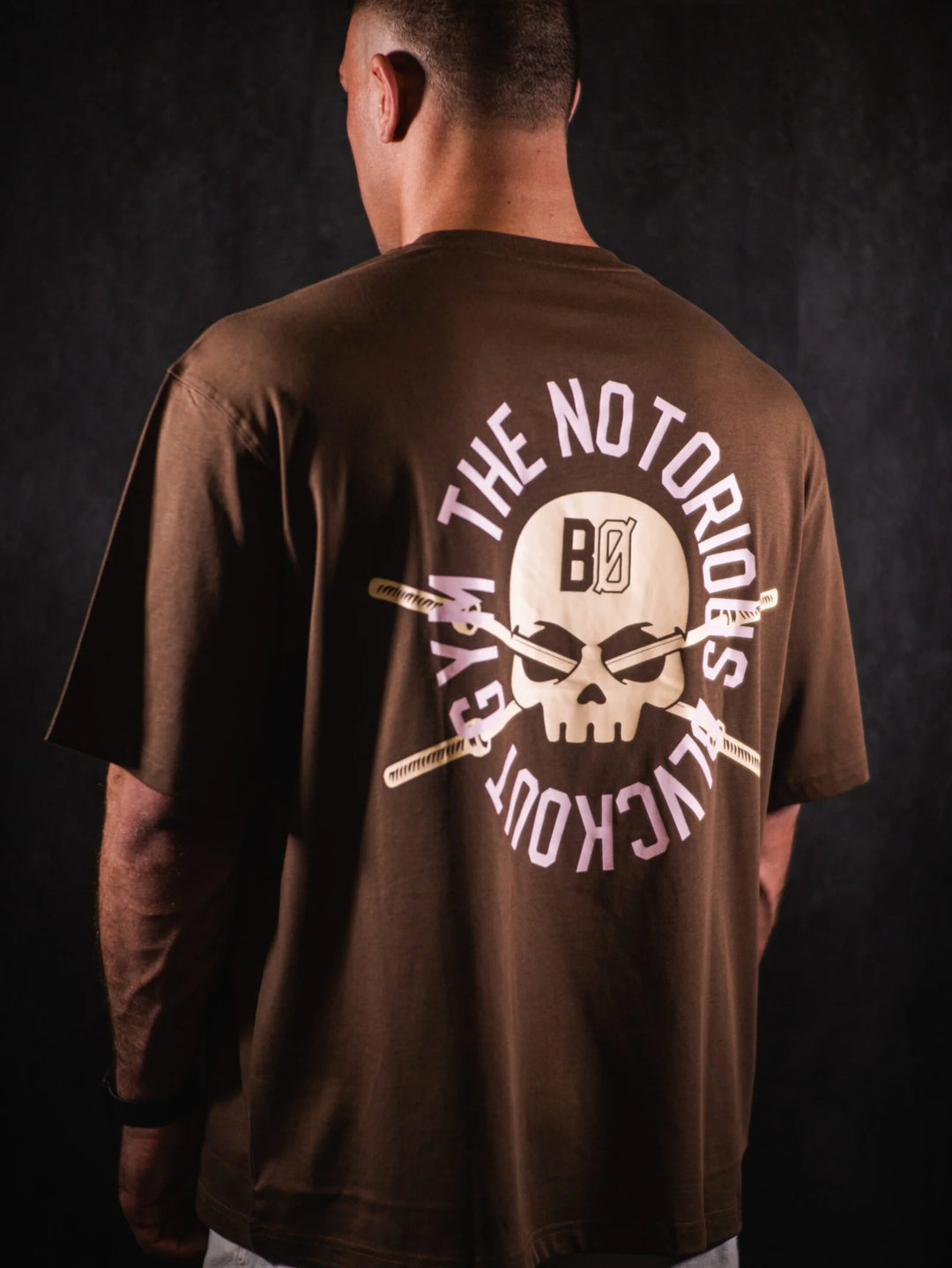 BLVCKOUT T-SHIRT SKULL BROWN