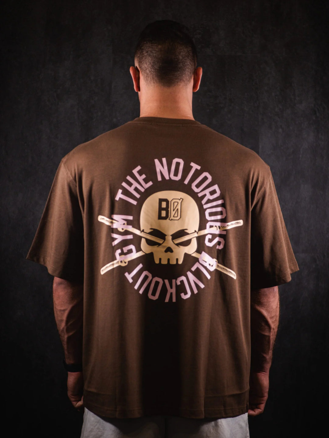 BLVCKOUT T-SHIRT SKULL BROWN