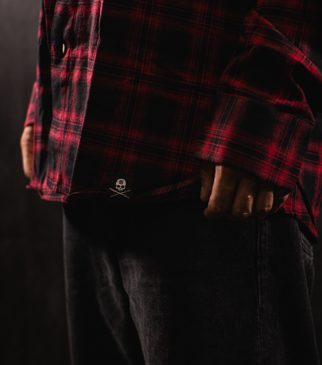 BlvckOut Red Flannel Shirt