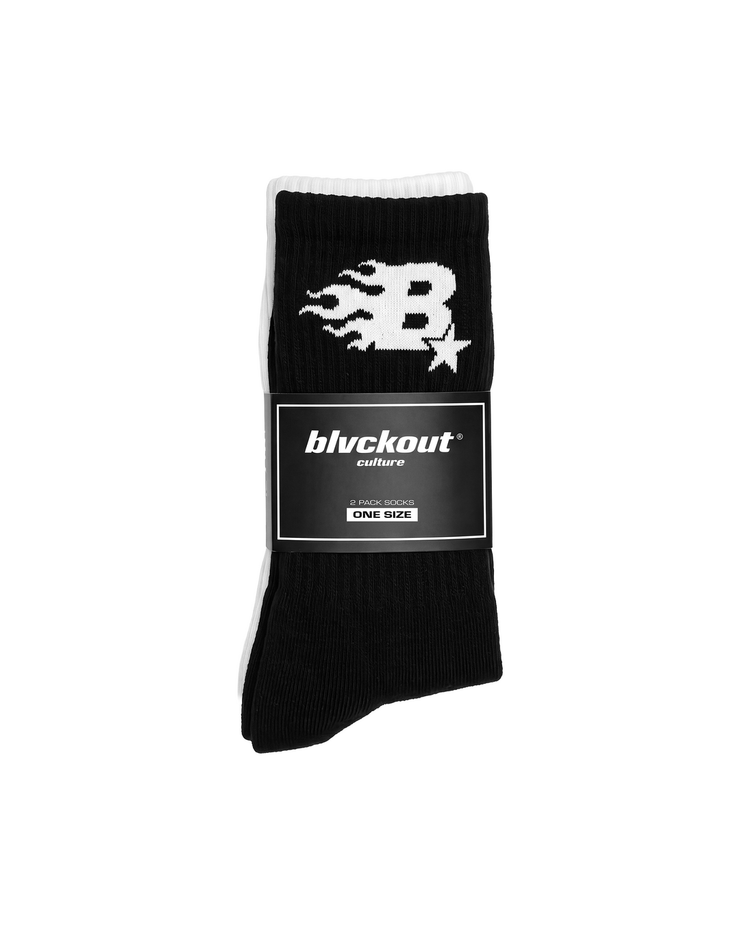 B Flames 2 Pack Socks