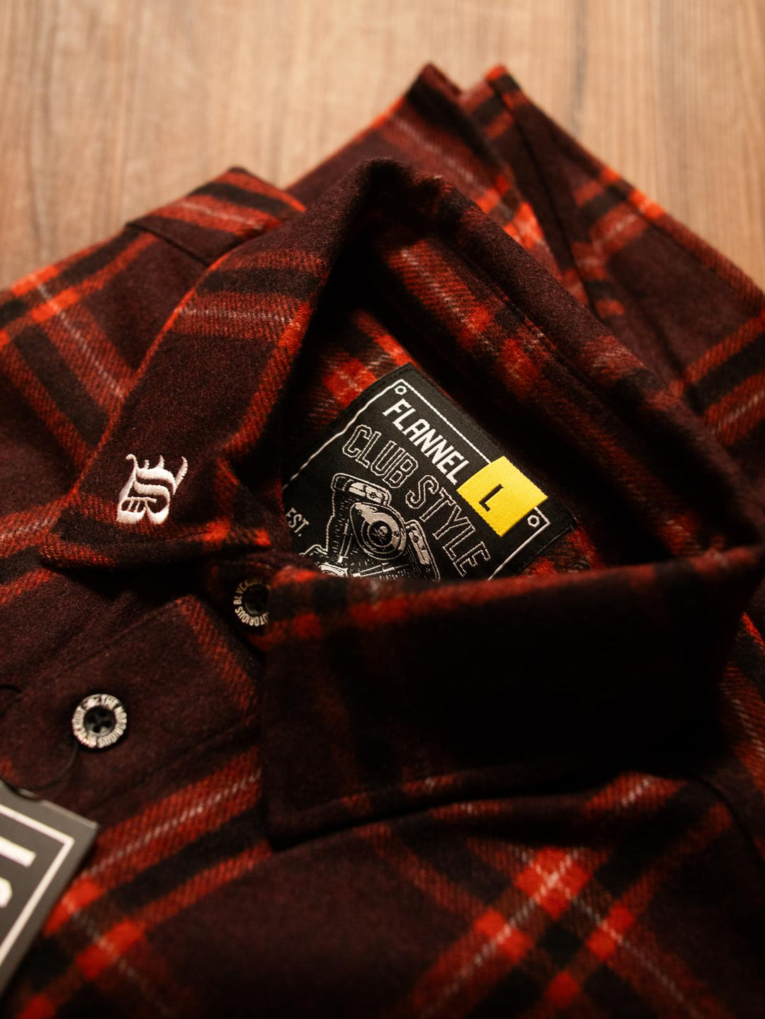 BlvckOut Heavy Red Wool Shirt